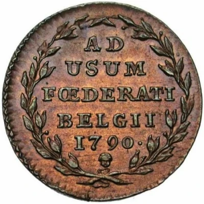 2 Liards / Oorden Insurrection Coinage back