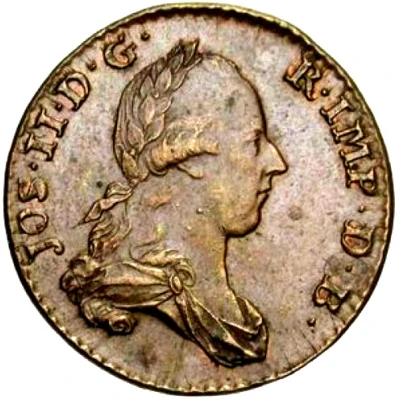 2 Liards / Oorden - Joseph II front