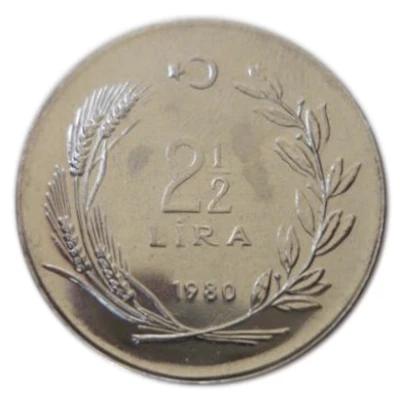 2½ Lira FAO back