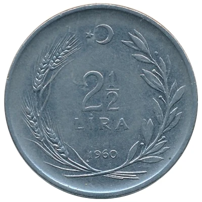 2½ Lira back