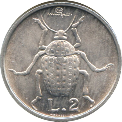 2 Lire Beetle back