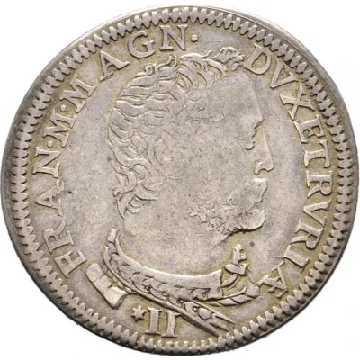 2 Lire - Francesco I 4th series front