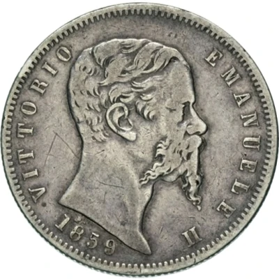 2 Lire - Victor Emmanuel II Bologna front