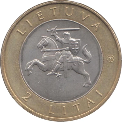 2 Litai Puntukas front