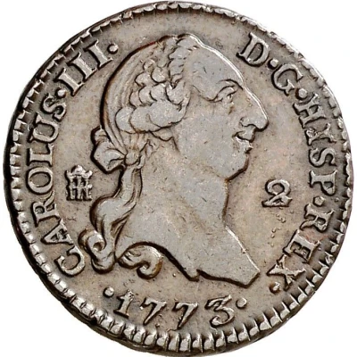 2 Maravedis - Charles III front