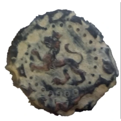 2 Maravedis - Philip II high grade billon ND back