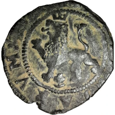 2 Maravedis - Philip II low grade billon; latin legend ND back