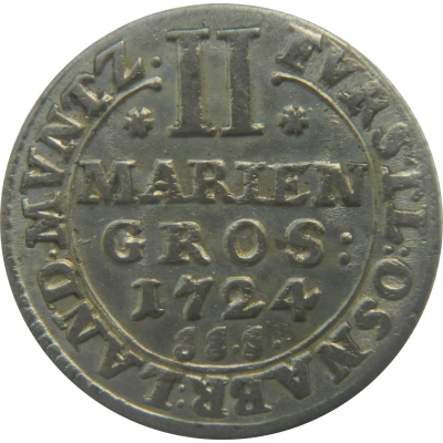 2 Mariengroschen - Ernest August II of York back