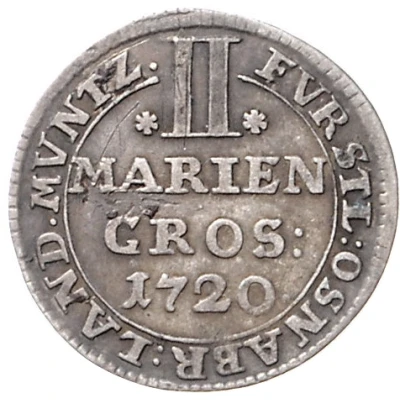 2 Mariengroschen - Ernest August II of York back