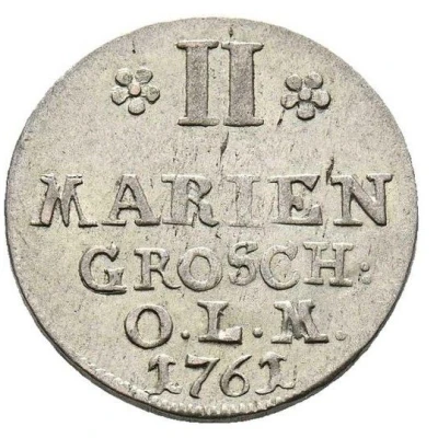 2 Mariengroschen - Frederick V back