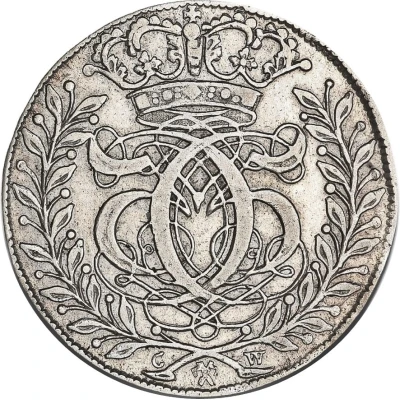 2 Mark Dansk - Christian V Type II; laurel wreath front