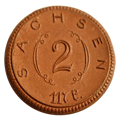 2 Mark - Sachsen front