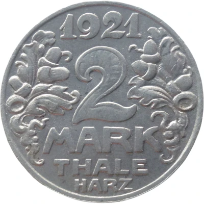 2 Mark - Thale am Harz front