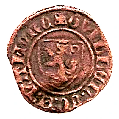 2 Mites - William II lion shield ND front