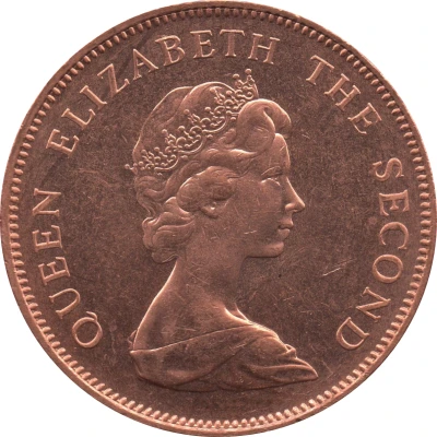 2 Pence - Elizabeth II 2nd portrait front