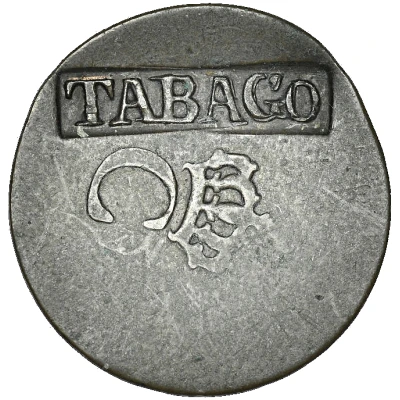 2¼ Pence TOBAGO Countermark ND front