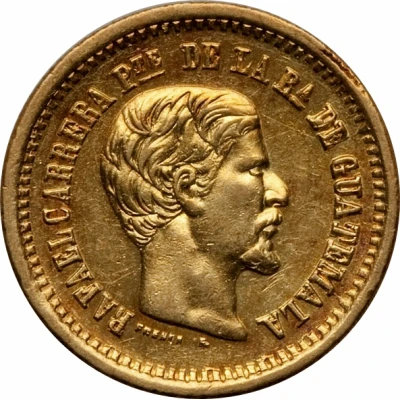 2 Pesos Rafael Carrera front