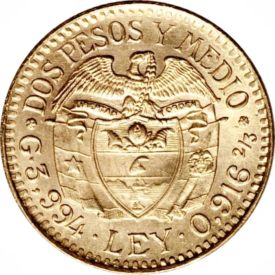 2½ Pesos back