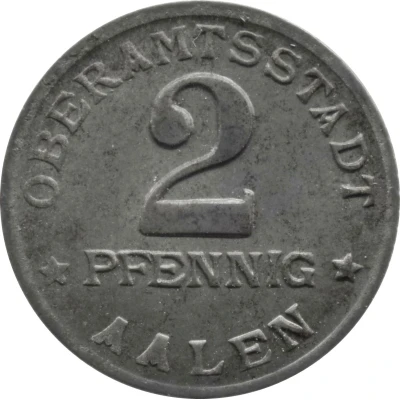 2 Pfennigs - Aalen front