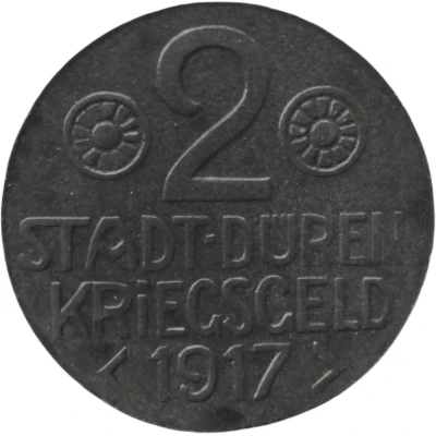 2 Pfennigs - Düren front