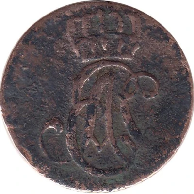 2 Pfennigs - Ernest August II Constantinee front