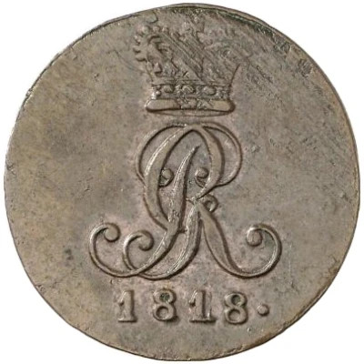 2 Pfennigs - George III front