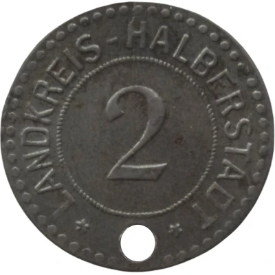 2 Pfennigs - Halberstadt ND front