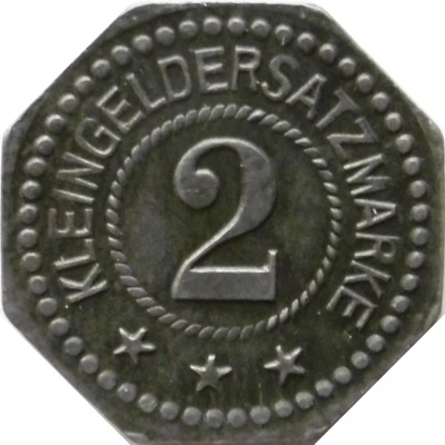 2 Pfennigs - Heldrungen (Gewerkschaft Heldrungen II) ND back