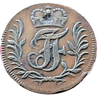 2 Pfennigs - John Frederick front