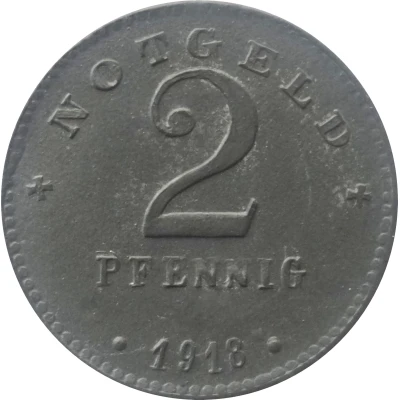 2 Pfennigs - Kelheim a.D. back