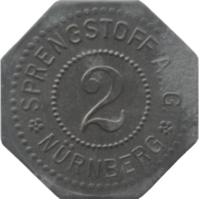 2 Pfennigs - Nürnberg (Sprengstoff A.G.) ND front