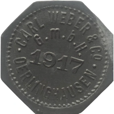 2 Pfennigs - Oerlinghausen Carl Weber and C° G.m.b.H. front