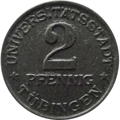 2 Pfennigs - Tübingen front