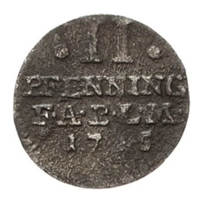 2 Pfennigs - Victor II Frederick back