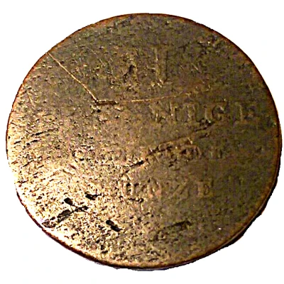 2 Pfennigs - William IV back