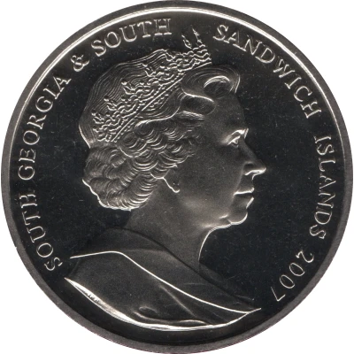 2 Pounds - Elizabeth II 25th Anniversary of Liberation front