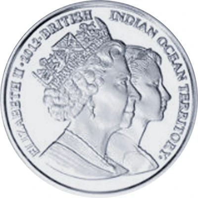 2 Pounds - Elizabeth II Aston Martin Volante; Silver front