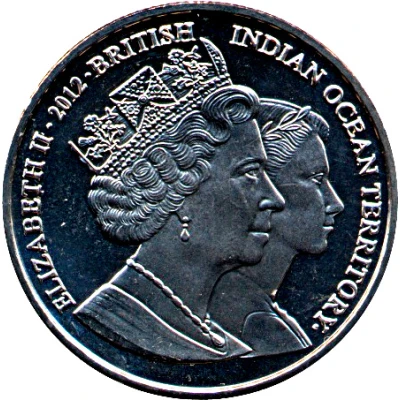 2 Pounds - Elizabeth II Aston Martin Volante front