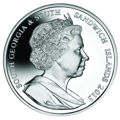 2 Pounds - Elizabeth II Birth of Prince George; Silver Proof front