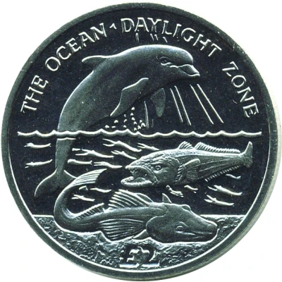 2 Pounds - Elizabeth II Daylight Zone back