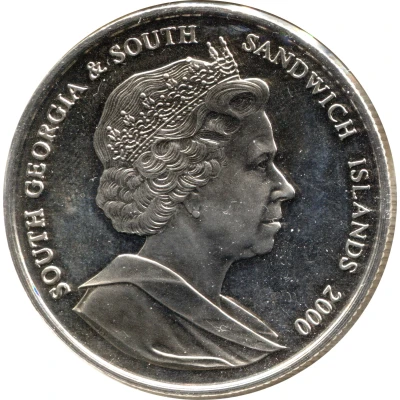 2 Pounds - Elizabeth II Discovery of South Georgia front