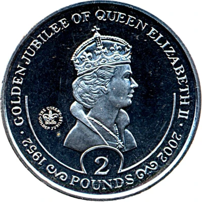 2 Pounds - Elizabeth II Golden Jubilee back