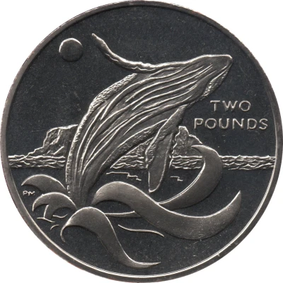 2 Pounds - Elizabeth II Humpback Whale back