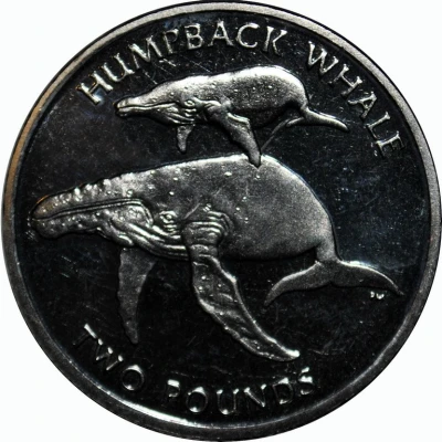 2 Pounds - Elizabeth II Humpback Whale back