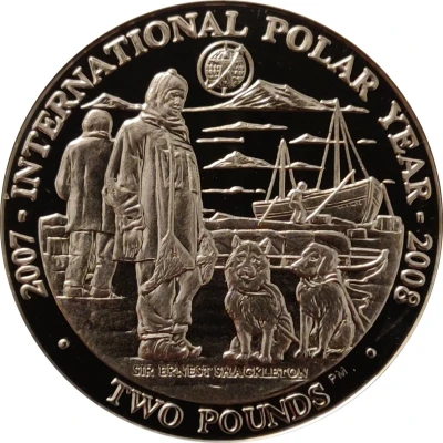 2 Pounds - Elizabeth II International Polar Year back