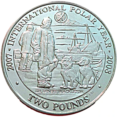 2 Pounds - Elizabeth II International Polar Year back