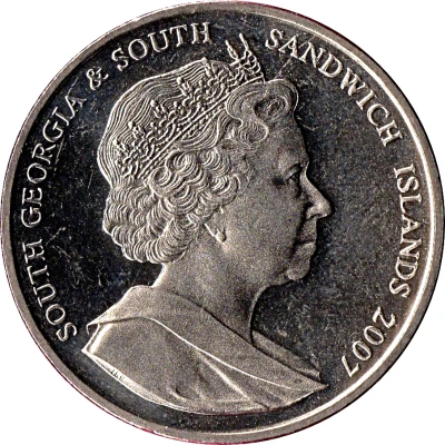 2 Pounds - Elizabeth II James Cook front