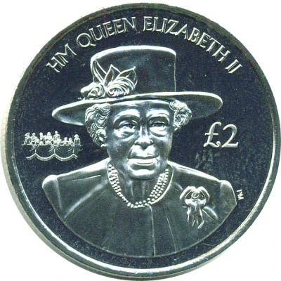 2 Pounds - Elizabeth II Longest reigning Monarch back