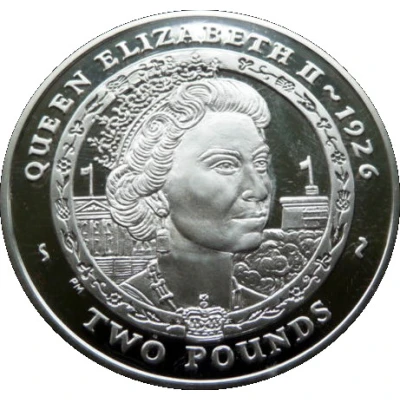 2 Pounds - Elizabeth II Queen Elizabeth II back