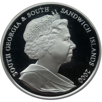 2 Pounds - Elizabeth II Queen Mother, silver front